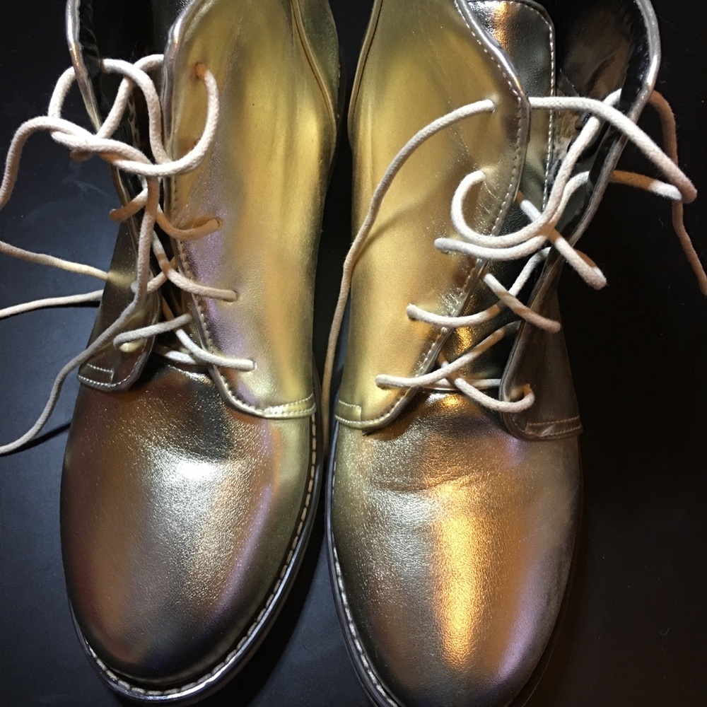 Gold Shiny Bootie